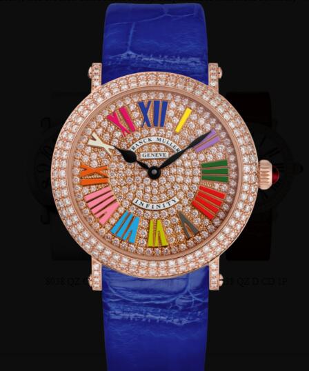 Review Franck Muller Round Ladies Classic Replica Watch for Sale Cheap Price 8038 QZ COL DRM R D CD